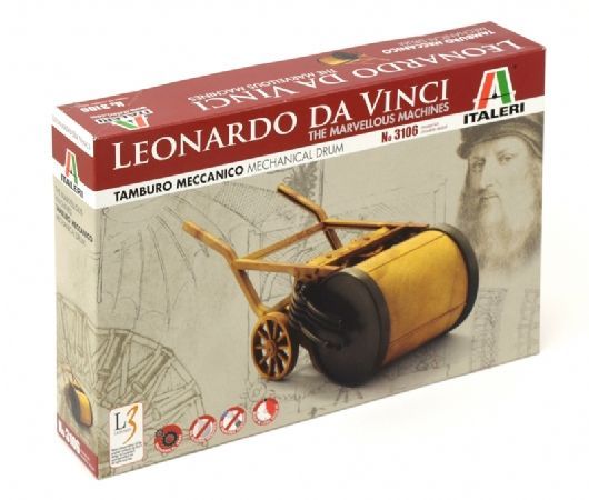 Leonardo da Vinci Mechanical Drum (22,5 cm)