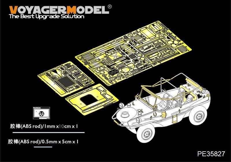 1:35 WWII German Schwimmwagan Type 166(For HERO 35001)