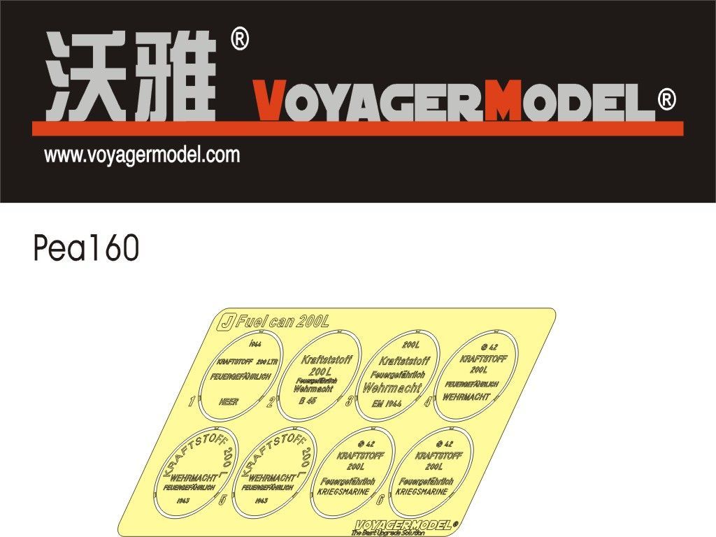 1:35 WWII German 200L Fuel Drum Covers