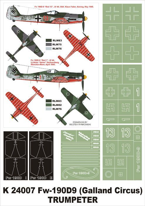 1:24 Fw-190D9 (Galland Cirrcus)