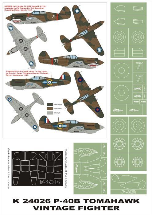 1:24 P-40B