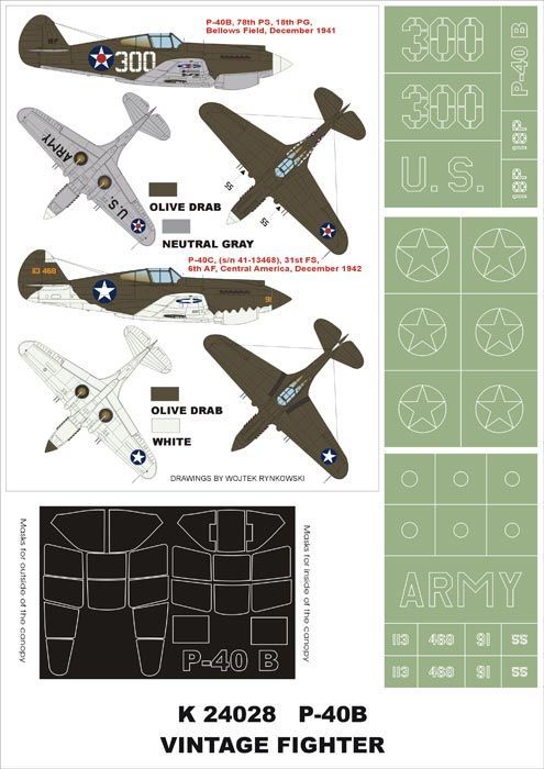 1:24 P-40B