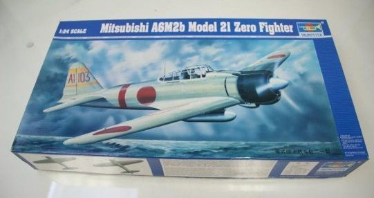 1:24 Mitsubishi A6M2b Model 21 Zero Fighter