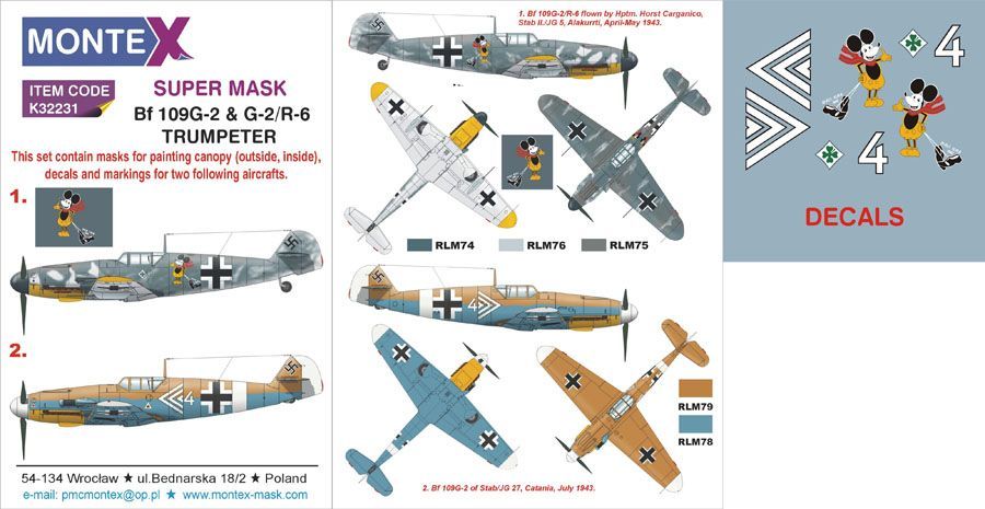 1:32 Bf 109G-2 & G-2/R-6