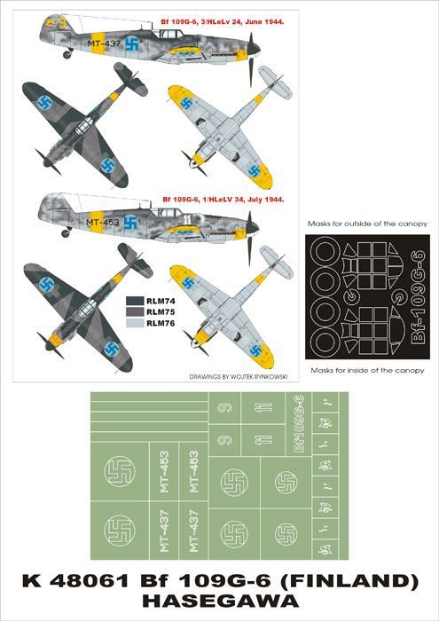 1:48 Bf-109G6 (FINLAND)