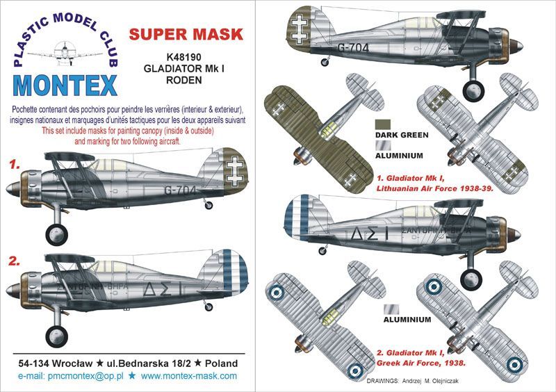 1:48 GLOSTER GLADIATOR MkI