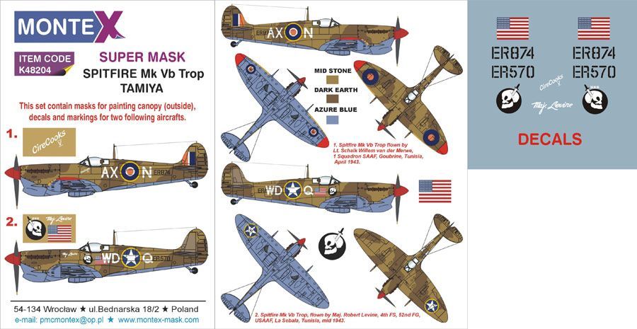1:48 SPITFIRE MK Vb Trop