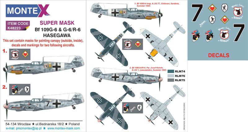 1:48 Bf 109G-6 & G-6/R-6