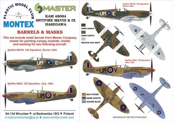 1:48 Spitfire MkVIII + IX