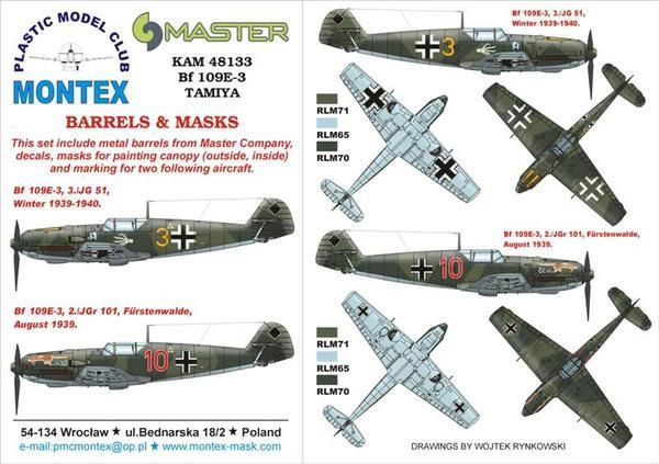 1:48 Bf 109E-3 – TAMIYA