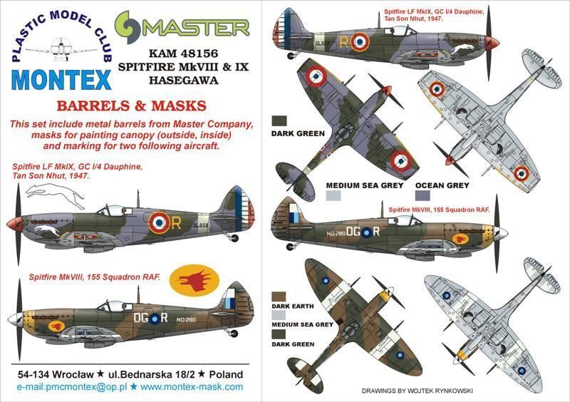 1:48 Spitfire Mk.VIII & IX
