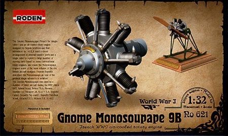 1:32 Gnome Monosoupape 9B