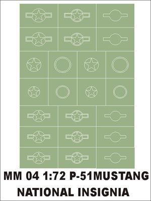 National insygnia 1/72 P-51 Mustang