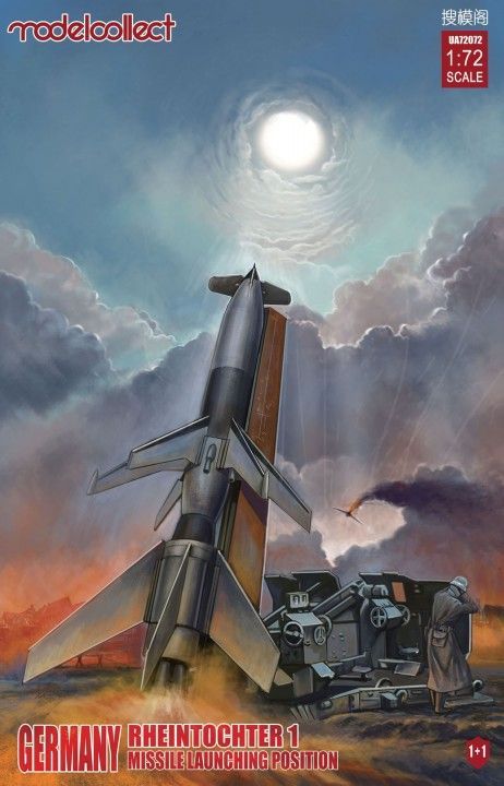 1:72 Germany Rheintochter 1 Missile Launching Position 1+1