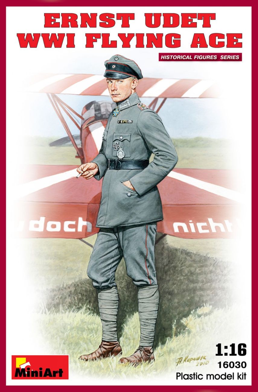 1:16 Ernst Udet.  WW I  FLying Ace
