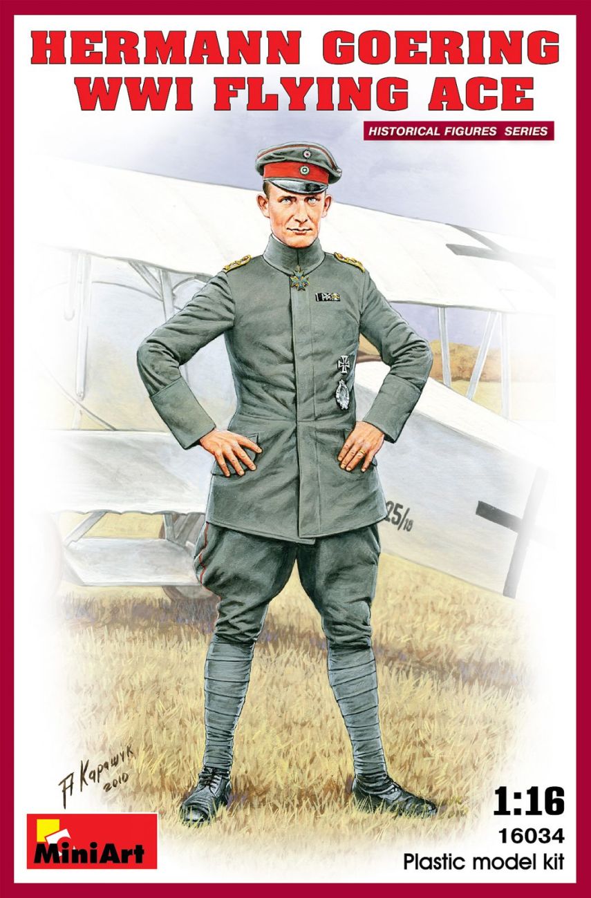 1:16 Hemann Goering. WWI Flying Ace