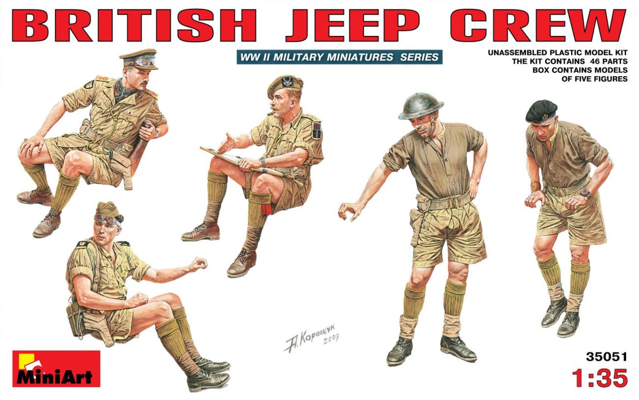 1:35 British Jeep Crew