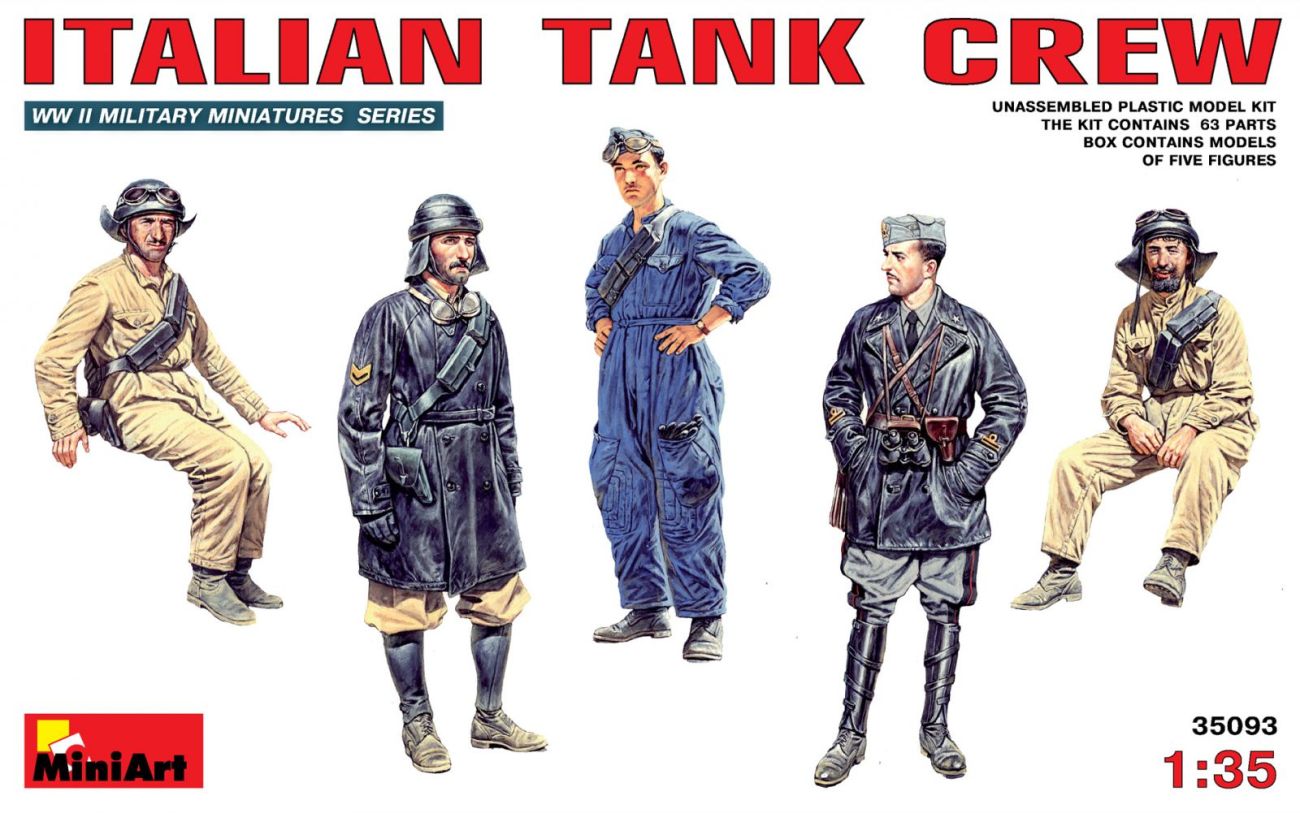 1:35 Italian Tank Crew