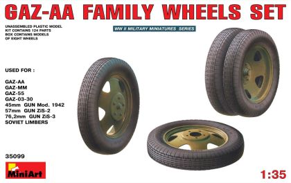 1:35 GAZ-AA Family Wheels Set