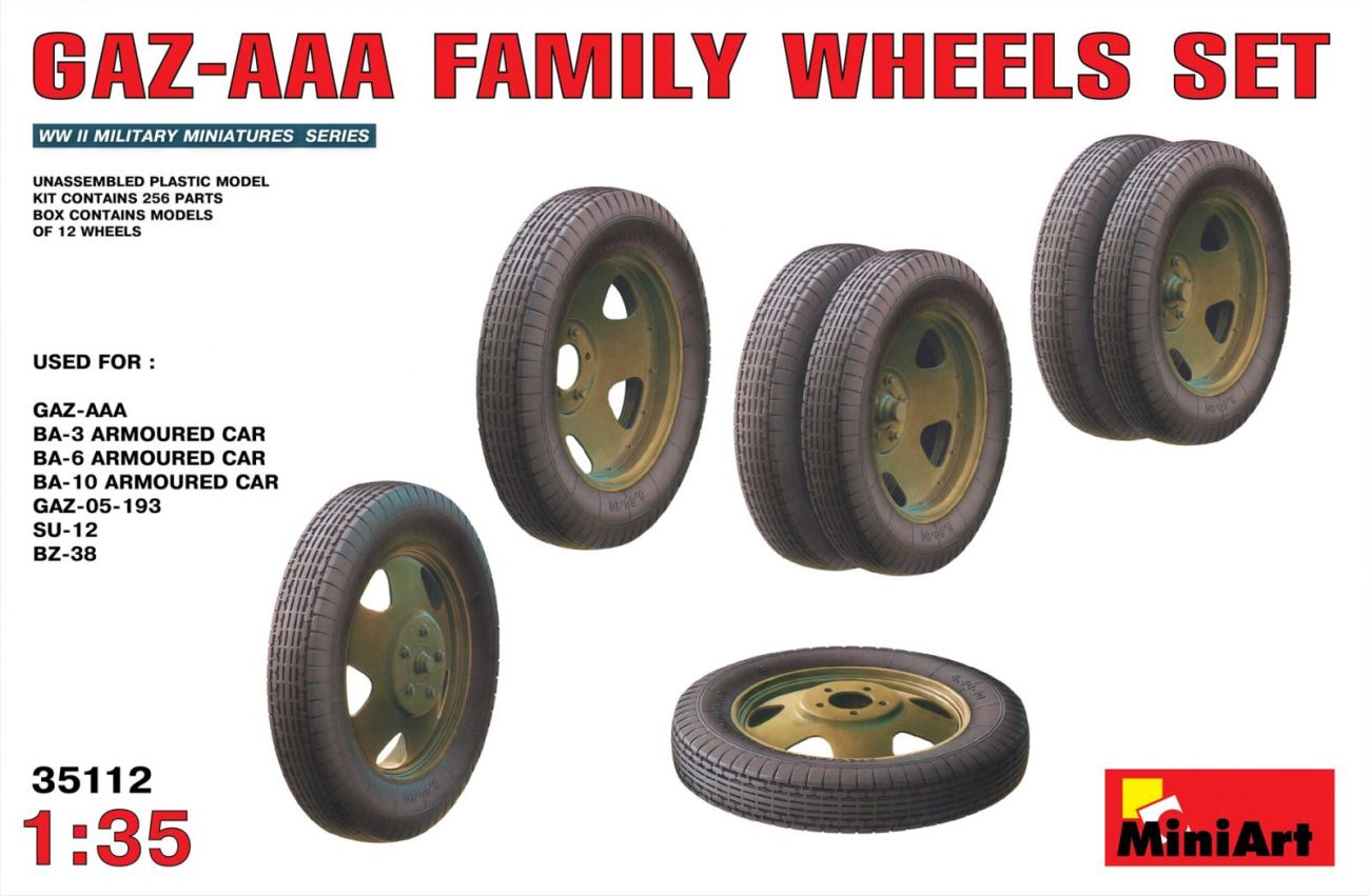 1:35 GAZ-AAA Family Wheels Set