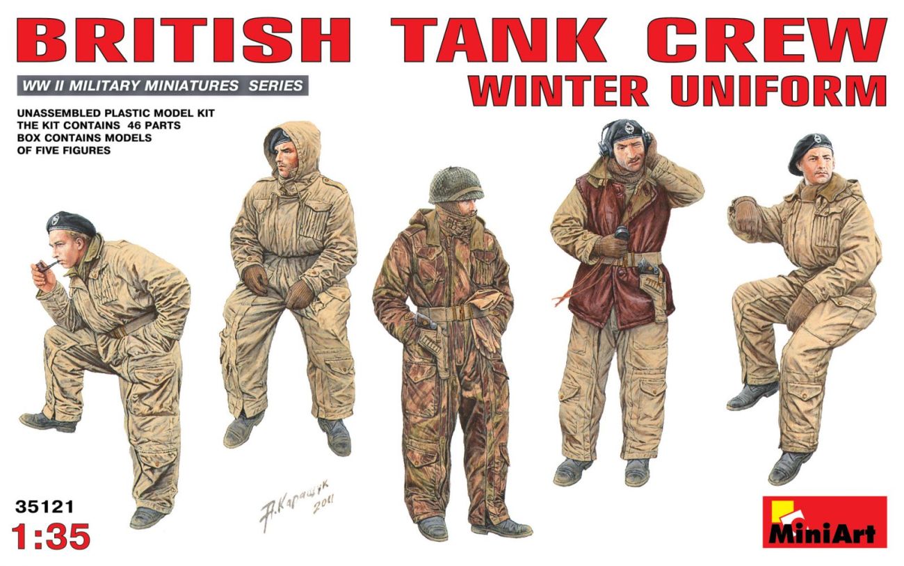 1:35 British Tank Crew Winter Uniform