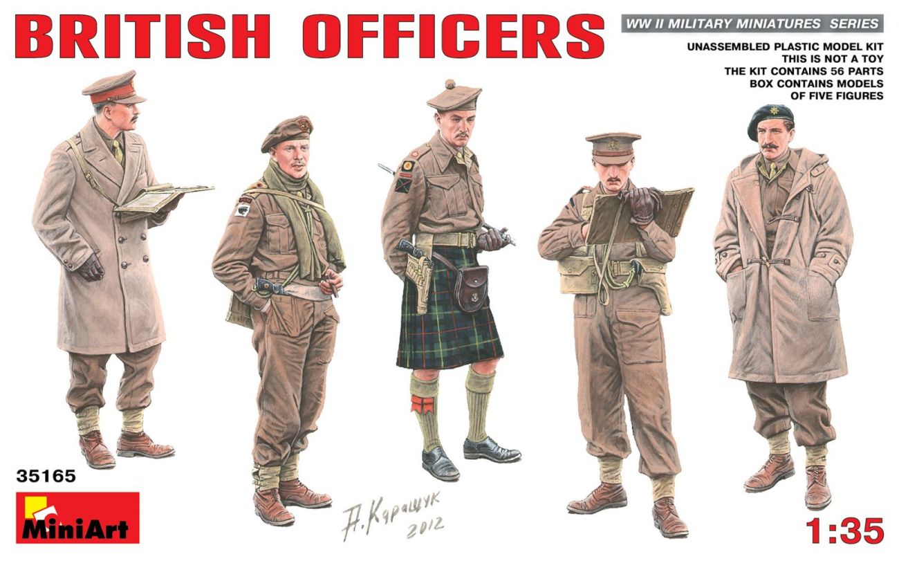 1:35 British Officers