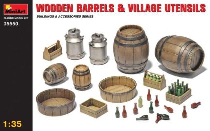 1:35 	WOODEN BARRELS & VILLAGE UTENSILS