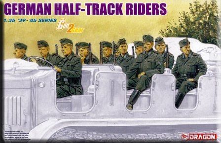 1:35 German Half-Track Riders (10 Figures Set)