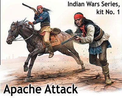 1:35 Indian Wars Series, kit No.1. Apache Attack