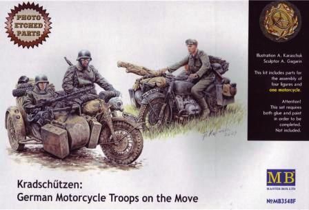 1:35 Kradschützen: German Motorcycle Troops on the move