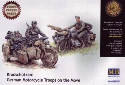 1:35 Kradschützen: German Motorcycle Troops on the move