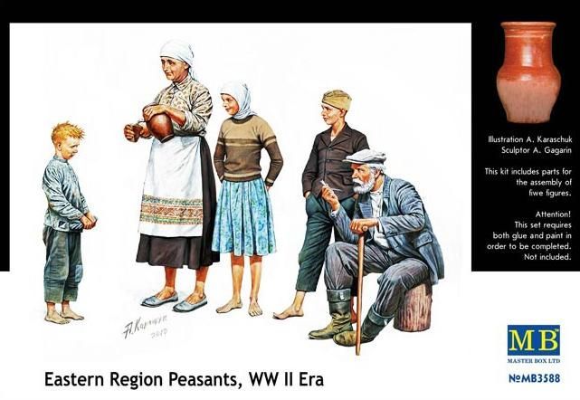 1:35 Eastern Region Peasants, WW II Era