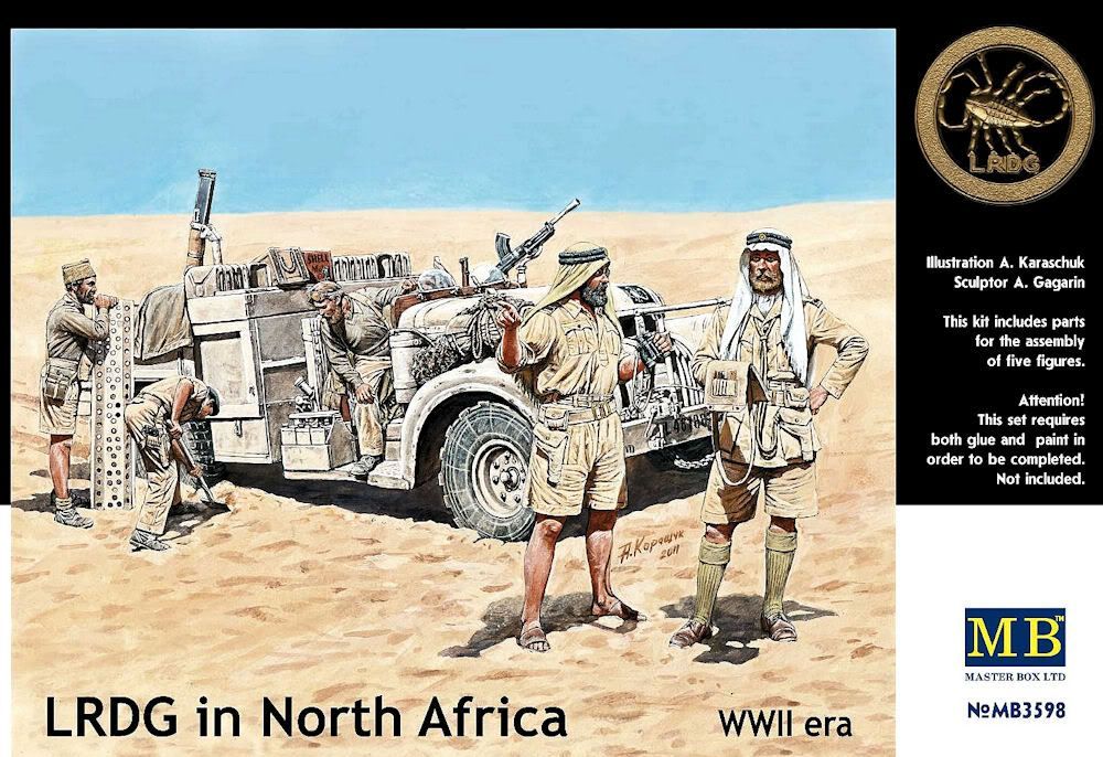 1:35 LRDG in North Africa, WWII era