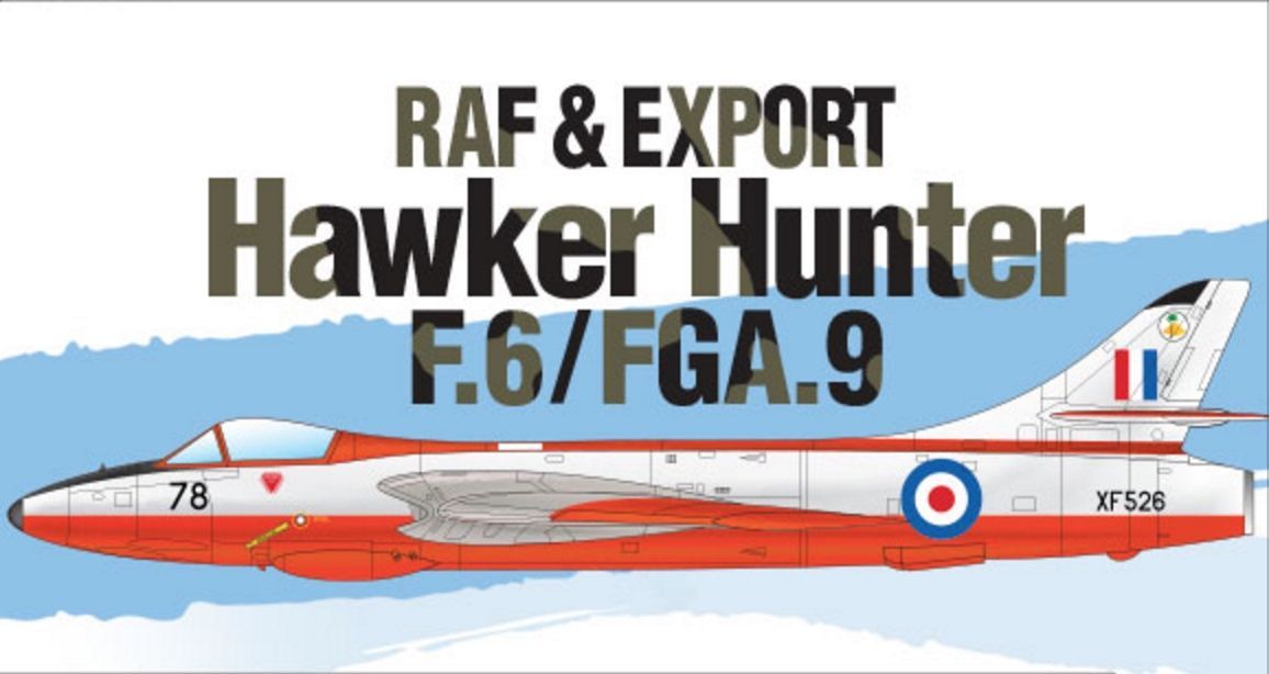 1:48 RAF & EXPORT HAWKER HUNTER F.6/FGA.9