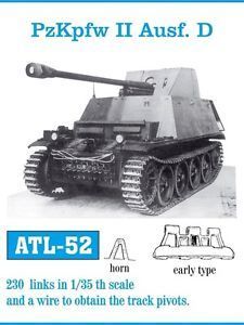 1:35 Panzer II Ausf. D / Marder II (früh) Zinnketten