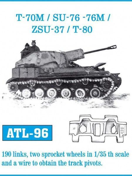 1:35 T-70M / SU-76 - 76M / ZSU-37 / T-80 / Ia-12