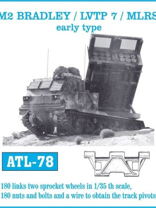 1:35 M2 Bradley / LVTP 7 / MLRS early type