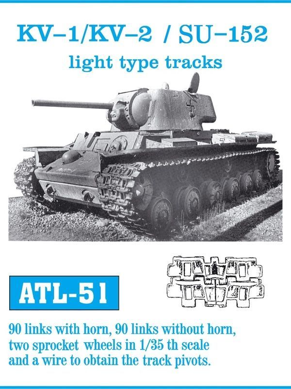 1:35 KV-1 / KV-2 / SU-152 light type tracks