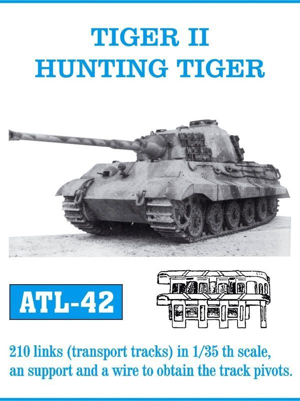 1:35 Tiger II Hunting Tiger (transport tracks)