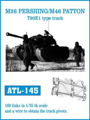 1:35 M26 Pershing / M46 Patton T80E1 type track