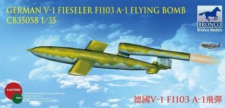 1:35 German V-1 Fieseler Fi103 A-1 Flying Bomb