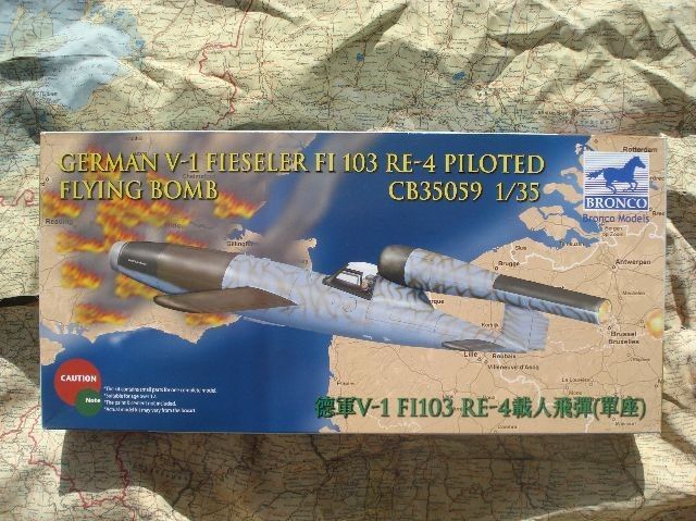 1:35 German V-1 Fieseler Fi103 RE-4 Piloted Flying Bomb