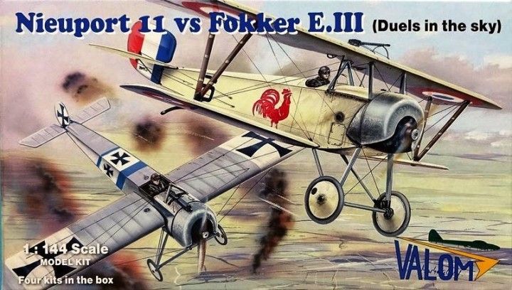 1:144 Nieuport 11 vs Fokker E.III (Duels in the sky)