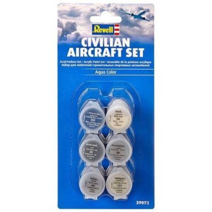 Aqua Color - Civilian Aircraft Set