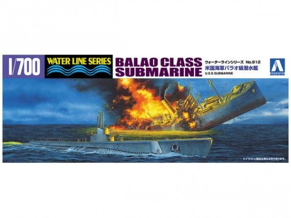 1:700 US NAVY BALAO-CLASS SUBMARINE