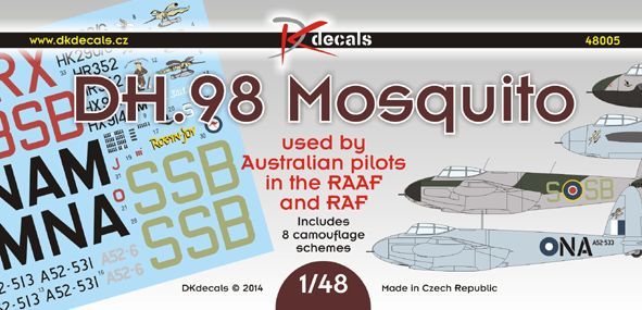 1:48 DH.98 Mosquito used by Australian Pilots in the RAAF and RAF