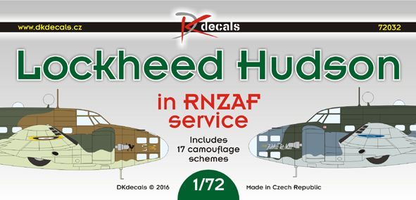 1:72 Lockheed Hudson in RNZAF service
