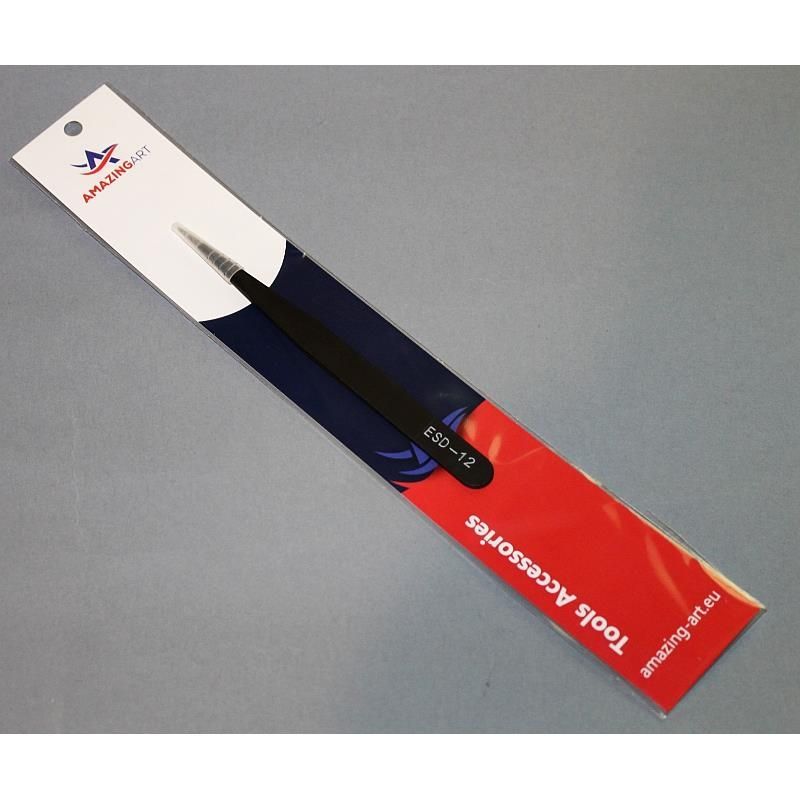 ESD-12 Spiked tweezers 12,5cm