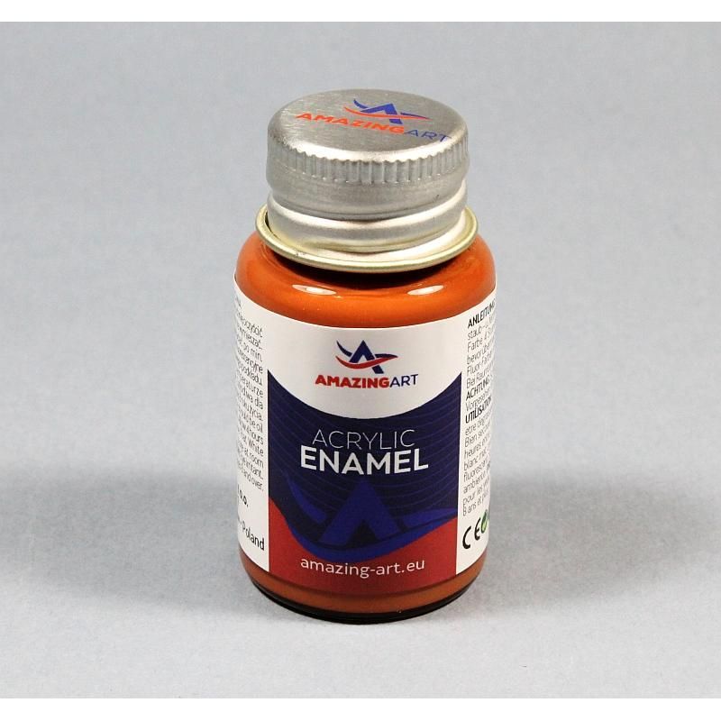 ACRYLIC ENAMEL - Copper Brown Gloss 15ml