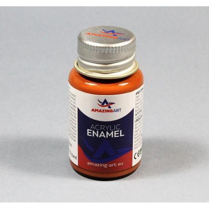 ACRYLIC ENAMEL - Copper Brown Gloss 15ml